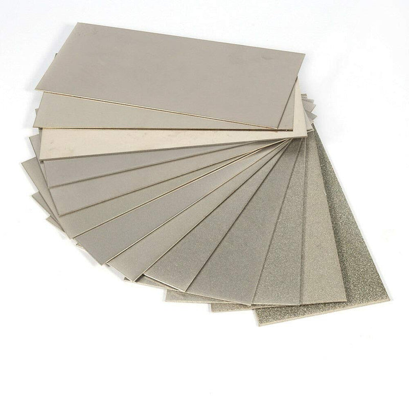 Diamond Sharpening Stones Rectangle Thin Grinding Polishing Knife Sharpening Stones Tool (240 Grit, 1 Piece) 240 Grit