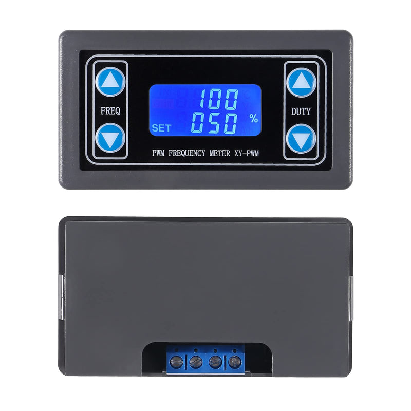 2pcs Signal Generator XY-PWM DC 3.3-30V Function Generator 5-30mA LCD Display Module PWM Pulse Frequency Generator Duty Cycle Rectangular Wave Square Wave Signal Generator