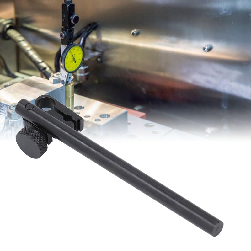 Dial indicator holder rod, round bar dial indicator holder rod and clamp with 6mm 8mm hole 120mm length, aluminum alloy dial indicator holder with swivel dovetail, for dial indicator height gauge