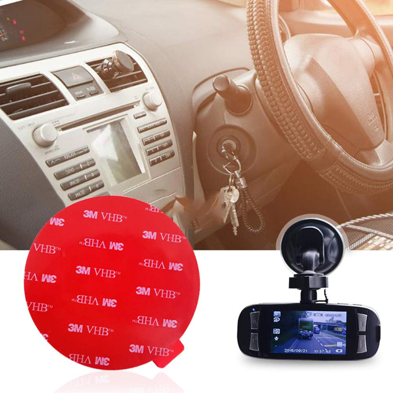 [Australia - AusPower] - 8 Pack Large 3M Double Sided Foam Adhesive Tape Pads,SonKu 3.15 Inch Round VHB Sticky Pads Replacement Mounting Tape for Suction Cup Dashboard,Car Bracket,Dash Cam and Indoor Products 