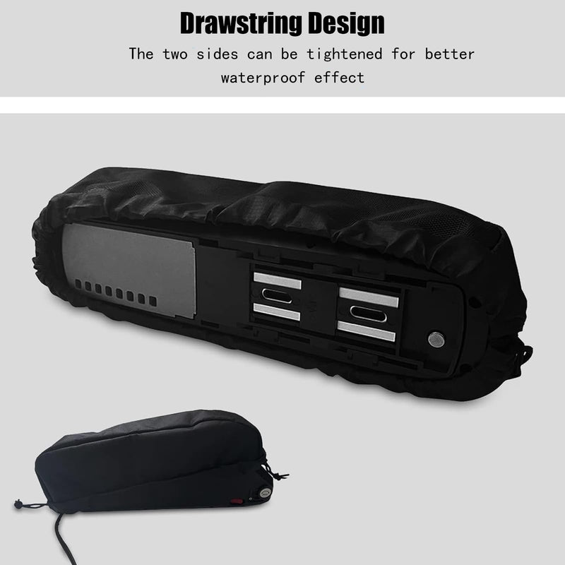 E-Bike Battery Protective Cover, Waterproof Lithium Battery Protection Bag, Anti Mud Dustproof Protection Cover for Electric Bike Li-ion Battery, Ebike Accessories