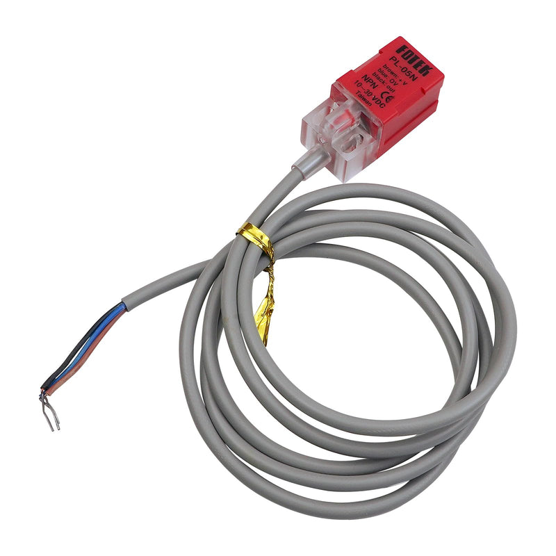 [Australia - AusPower] - 5pcs 5mm PL-05N DC 10-30V NPN NO Square Inductive Proximity Sensor Switch 3-Wire 