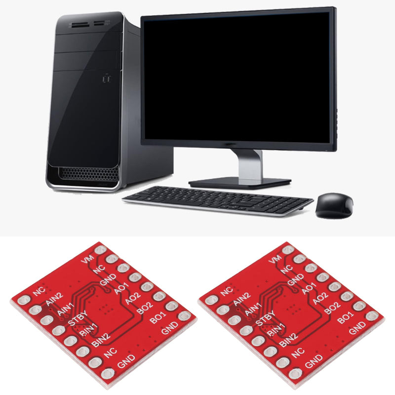 EMSea 5pcs DC Motor Driver Board DRV8833 for TB6612FNG Computer Motor Fan Light 21x18mm