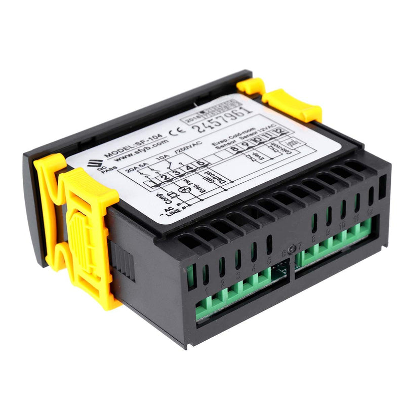 [Australia - AusPower] - MXBAOHENG Thermostat Temperature Controller SF-104 Digital Display Temperature Regulator 110V Evaporator Fan Controller Defrost Heating Wire Controller 