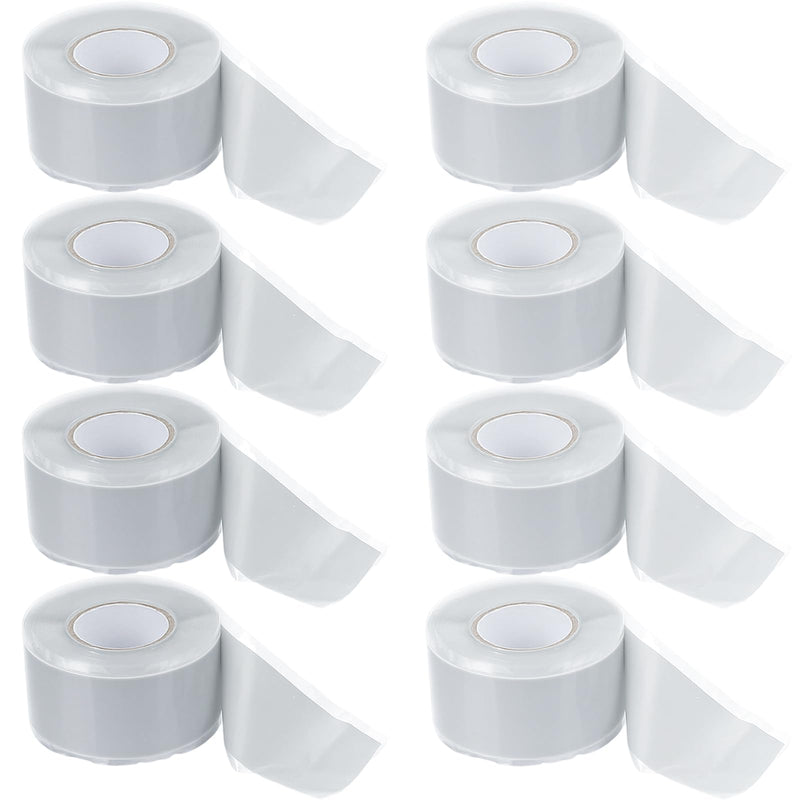Pangda 8 Pcs Self Adhering Tool Attachment Tape for Tool Tether Flame Resistant High Temperature Self Fusing Silicone Electrical Insulation Tape for Working at Height 9.8 ft x 1 Inch/Roll