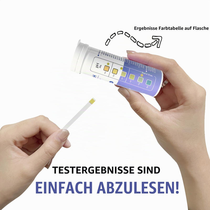 Vaginal pH Test Strips (100 Strips) Female pH Test for Monitoring Vaginal Intimate Health and Prevention of Infections, Accurate Acid and Base Balance Emballage violet
