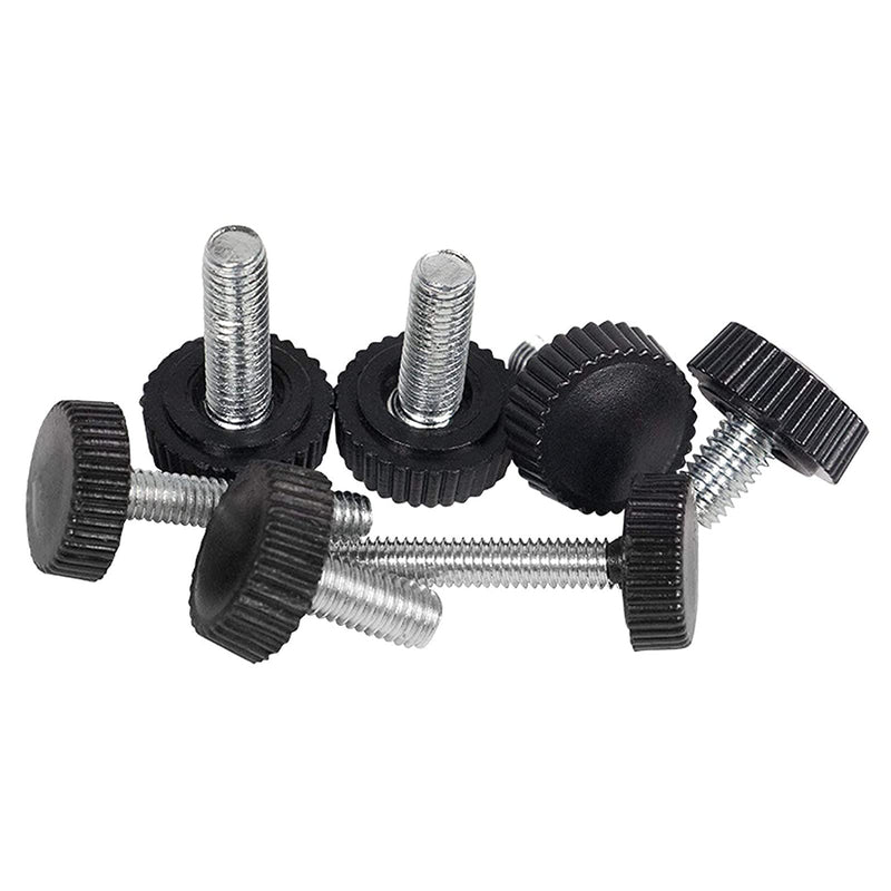 [Australia - AusPower] - M5x35mm Male Thread Thumb Screw Knobs,Grip Thumb Screw,Threaded Knurled Knobs Grip,Round Head Clamping Knobs (20 Pcs Black? M5x35mm(20 Pcs) 