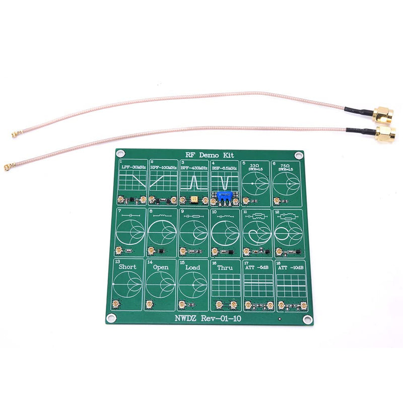 [Australia - AusPower] - Frequency Test Board HF Demo Kit, RF Test Board, Demo Calibration, Vector Network Analyzer Board for NanoVNA Network Analyzer Kits 