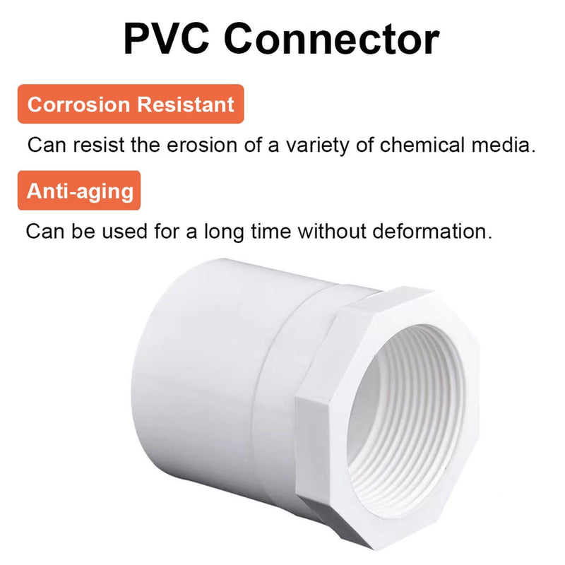 Stainless Steel Suction Strainer Filter Head with PVC Hose Connector, Foot Valve Strainer for Water Pumps, Aquariums, Pools(50mm/1.97") 50 mm/1,97 Zoll