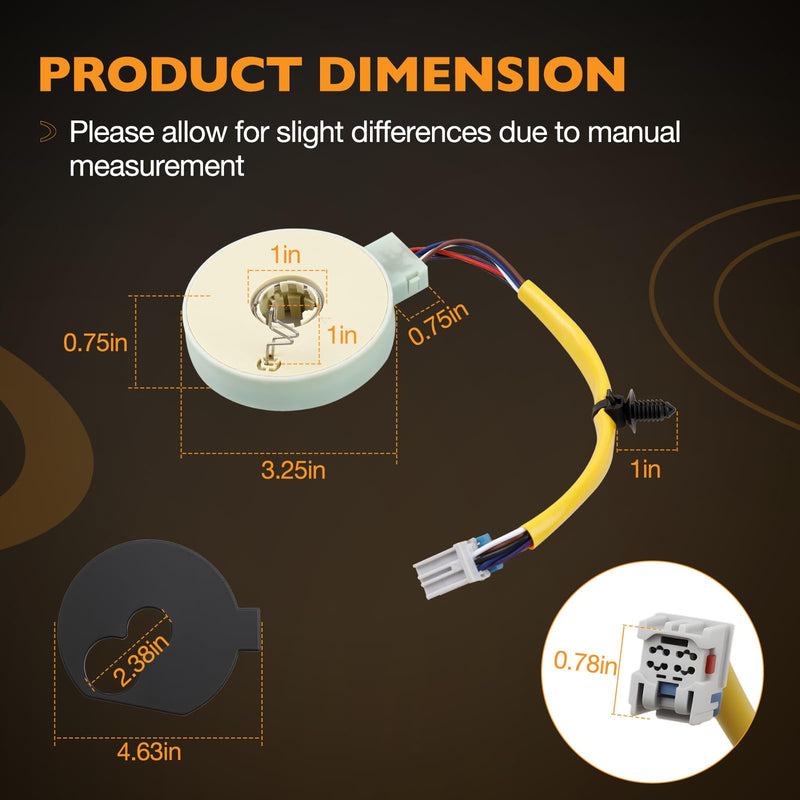 [Australia - AusPower] - CL8Z3F818A Power Steering Torque Sensor Compatible with Ford Escape 2008-2012/Mercury Mariner 2008-2011, Steering Angle Sensor with Alignment Tool CL8Z3F818A 