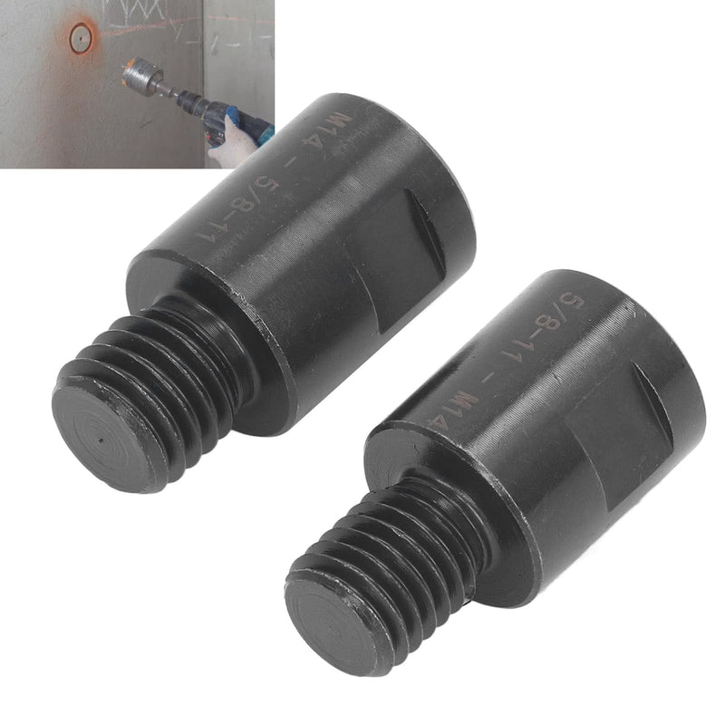 [Australia - AusPower] - 2 Pieces Converter Adapter, 5/8 Inch to M14 and M14 to 5/8 Inch Angle Grinder Converter Adapter for Angle Grinder, Polisher, Drill Connection Tool 