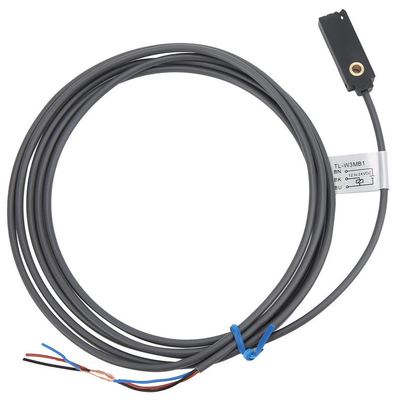 [Australia - AusPower] - Waterproof Approach Switch, 3 Wire Switch Sensor IP67 DC Inductive Flat PNP NO Type Detection Proximity Sensor TL W3MB1 