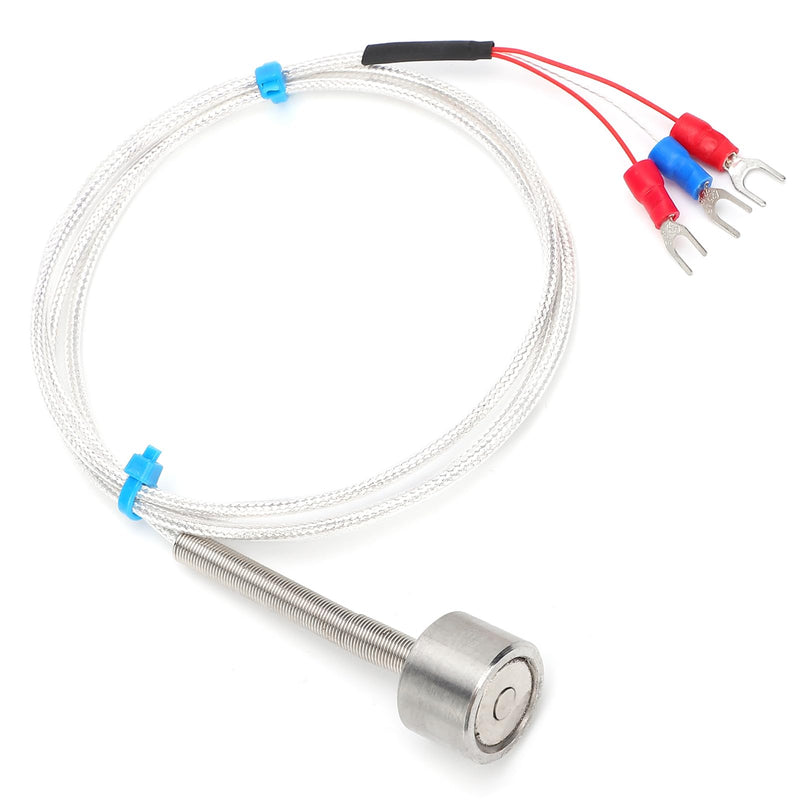 [Australia - AusPower] - Magnetic Temperature Sensor PT100 Stainless Steel Thermistor Probe -60 to +150°C 5m Cable Temp & Humidity Sensor 