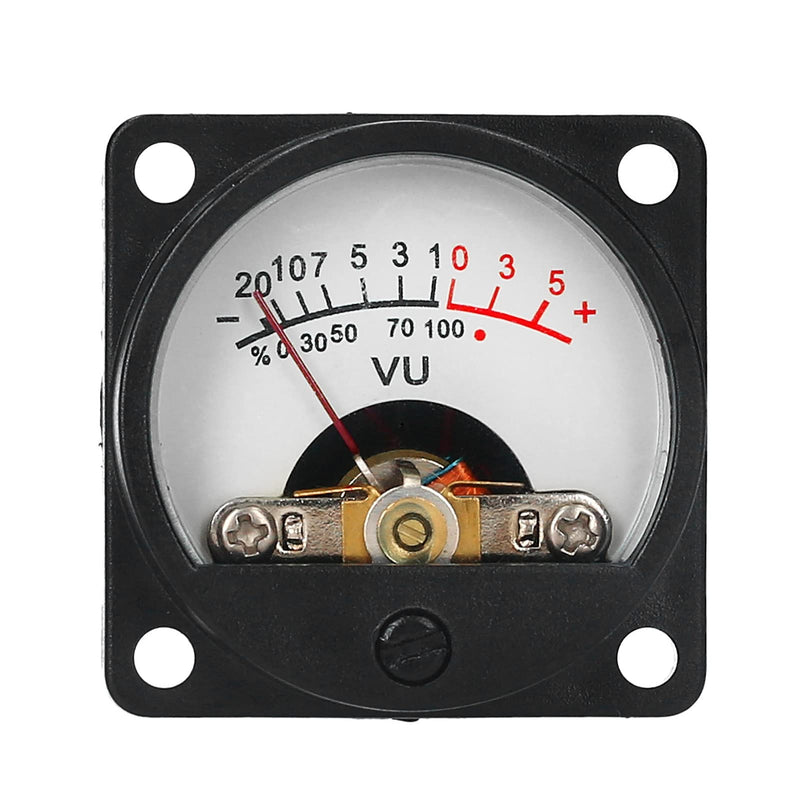[Australia - AusPower] - Panel VU Meter,VU Meter 2 Pcs Panel VU Meters Warm Back Light Analog DB Sound Level Indicator Recording & Audio Level Amp with Driver Board 