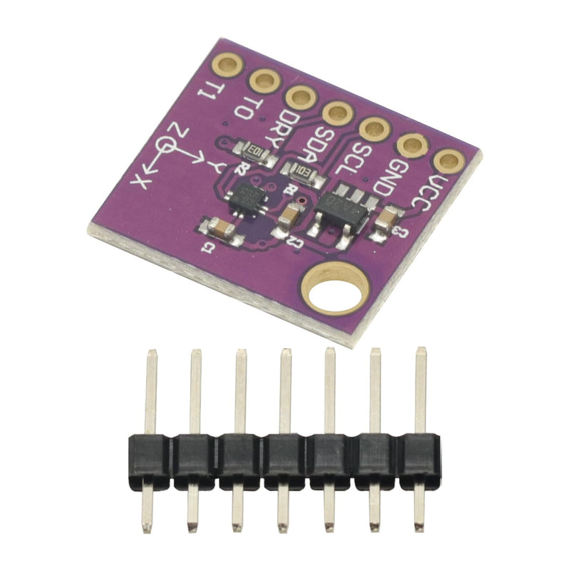 [Australia - AusPower] - HSCDTD008A 3-Axis Three Axis Magnetometer Compass Magnetic Sensor Module 3.3V to 5V IIC I2C Interface for Arduino Project 