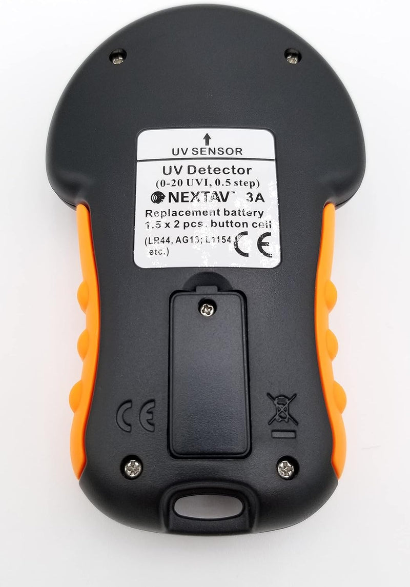 [Australia - AusPower] - UV Detector for Measuring Sun Light UV Level - Portable Handheld Sun Light UV Detector (3A) 