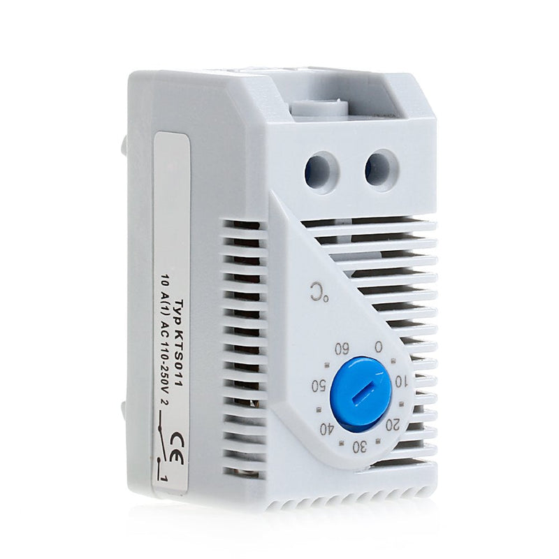 [Australia - AusPower] - KTS011 0-60℃ Compact Mechanical Thermostat Sensor Temperature Controller New KTS 011 Mini Automatic Temperature Switch Controller Connect Thermostat Control 