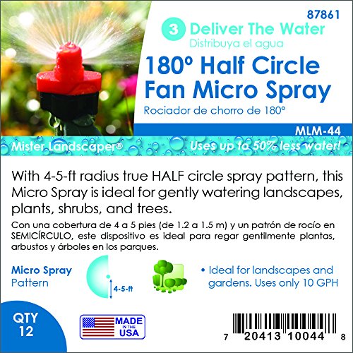 [Australia - AusPower] - Mister Landscaper 180° Half Circle Fan Micro Spray 