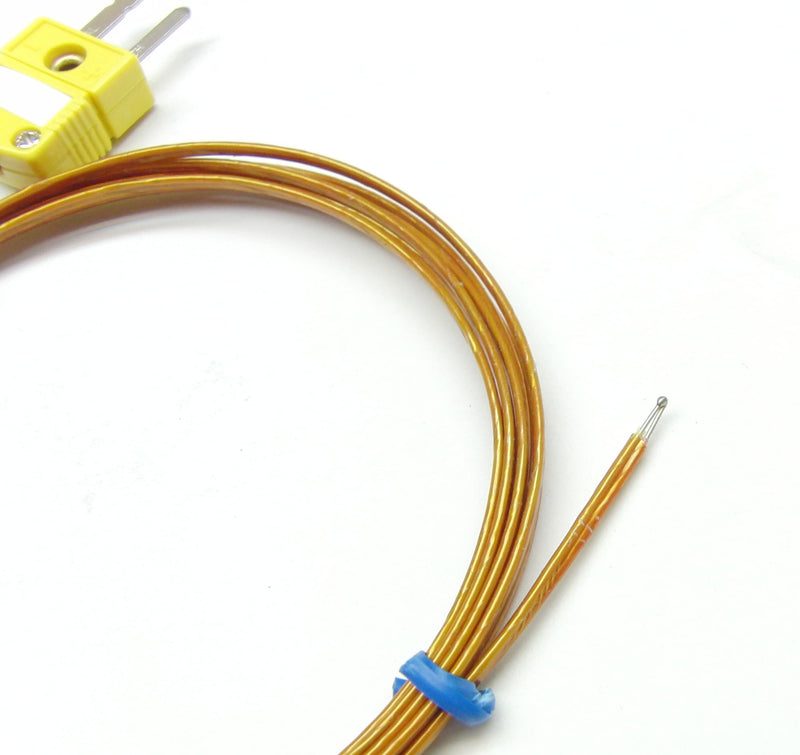 [Australia - AusPower] - K-Type thermocouple Probe with high Temperature Kapton Plastic Insulation - 752 deg F (400 deg C) (6 ft) 6 ft 