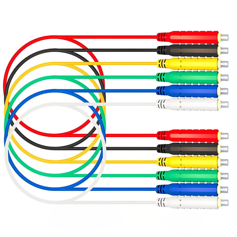[Australia - AusPower] - 6Pcs Magnetic Test Leads Silicone Soft Flexible Jumper Test Wires 30V AC/5A 20AWG Professional Low Voltage Magnetic Jumper Wires HVAC Sensors Switches Test Lead for Testing 6Pcs Test Leads 