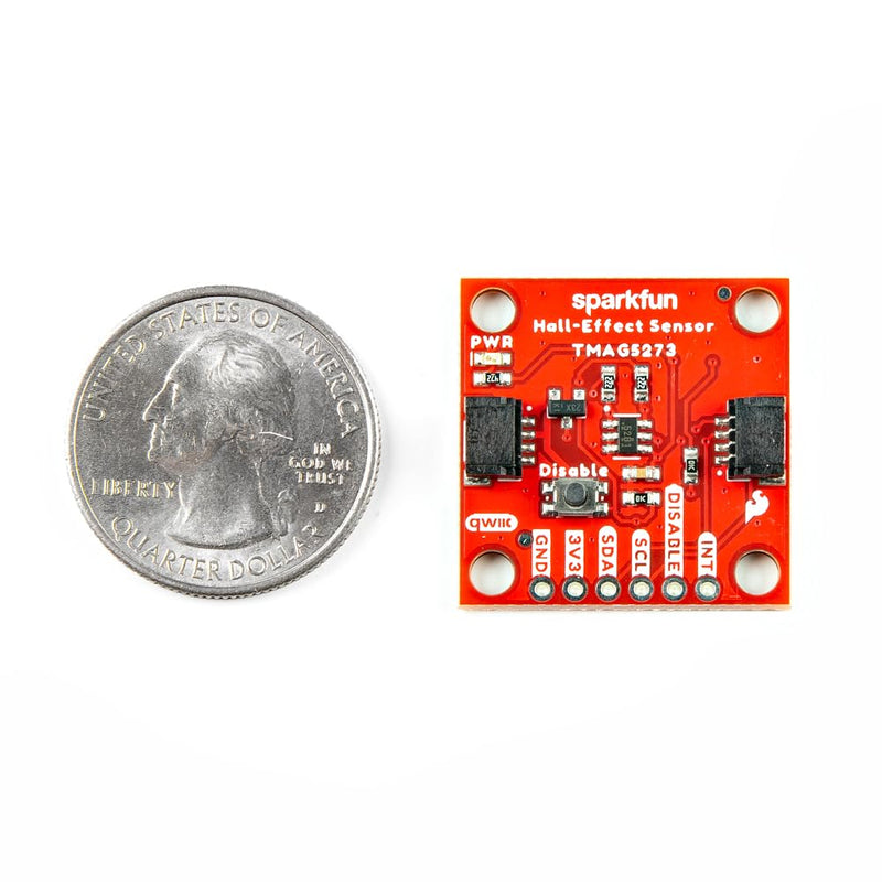 [Australia - AusPower] - SparkFun Linear 3D Hall-Effect Sensor - TMAG5273 (Qwiic) Low-power, high-precision magnetic field sensor, Dimensions: 1.00 x 1.00 
