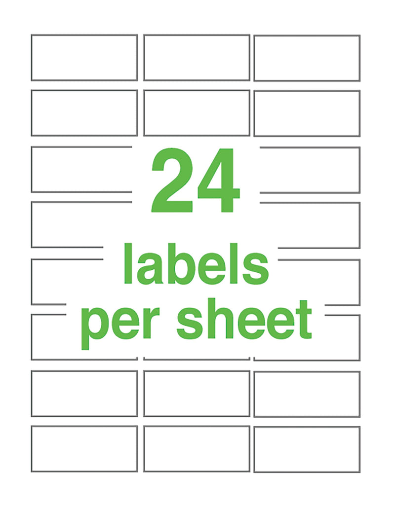 [Australia - AusPower] - Avery UltraDuty GHS Chemical Labels for Pigment Inkjet Printers, Waterproof, UV Resistant, 1x 2.5, Pack of 600 (60527) 1" x 2-1/2" 