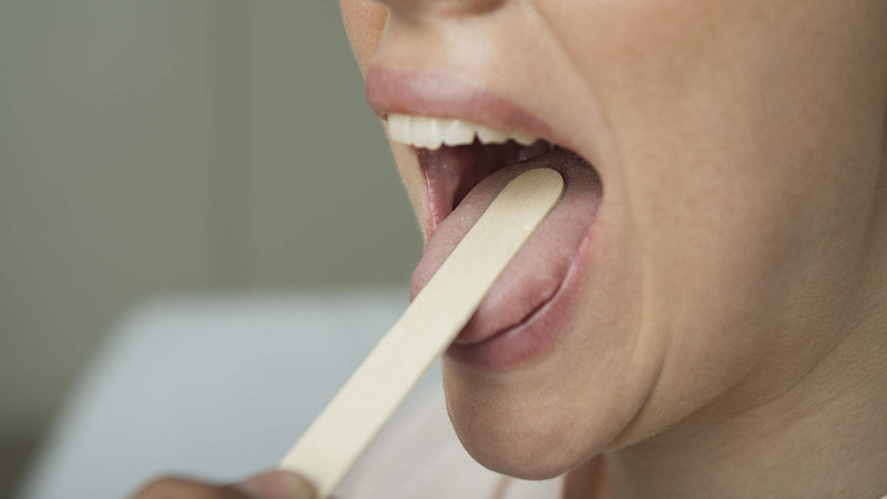 [Australia - AusPower] - Dukal Tongue Depressors 6 inch. Pack of 100 Disposable Depressors for Seniors. Sterile wooden tongue depressors. Clean & Smooth. Latex-free, single use, wood. 