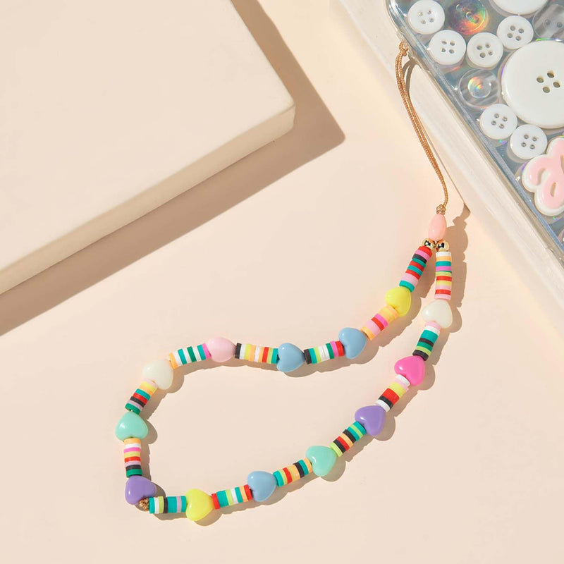 [Australia - AusPower] - Beaded Phone Lanyard Strap Girly Style Fixed Beads Pearl Neck Lanyards A-PHLY-ykl-22 