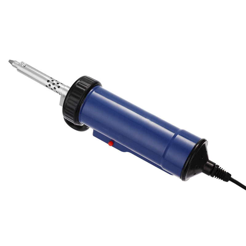 Weytoll Electric Desoldering Pump, Electric Vacuum Desoldering Iron, Suction Liquid Solder, 350 W Desoldering Pump with Heater, Palm, Electric Soldering Tin Sucker Va-cuum Soldering (Blue)