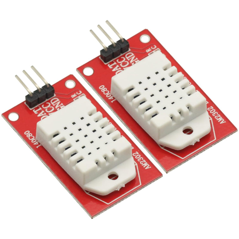 [Australia - AusPower] - 2 Pcs AM2302 DHT22 Digital Temperature and Humidity Sensor Module 5V Single Bus Interface for arduino,Temperature Humidity Sensor 