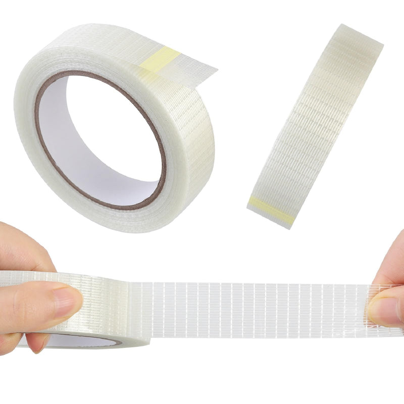 QDiShi Transparent Duct Tape, Heavy Duty Waterproof Tape, High Performance Weather Resistant Tape for Discreet Repairs and Mounting Residential Shipping Packing and Industrial Uses (1 in x 22 Yards) 1 in x 22 Yards