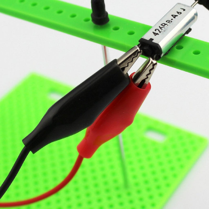 [Australia - AusPower] - 10pcs Alligator Clip Wires Test Leads Set with Alligator Clips Double-Ended Cables Connectors Jumper Wire 