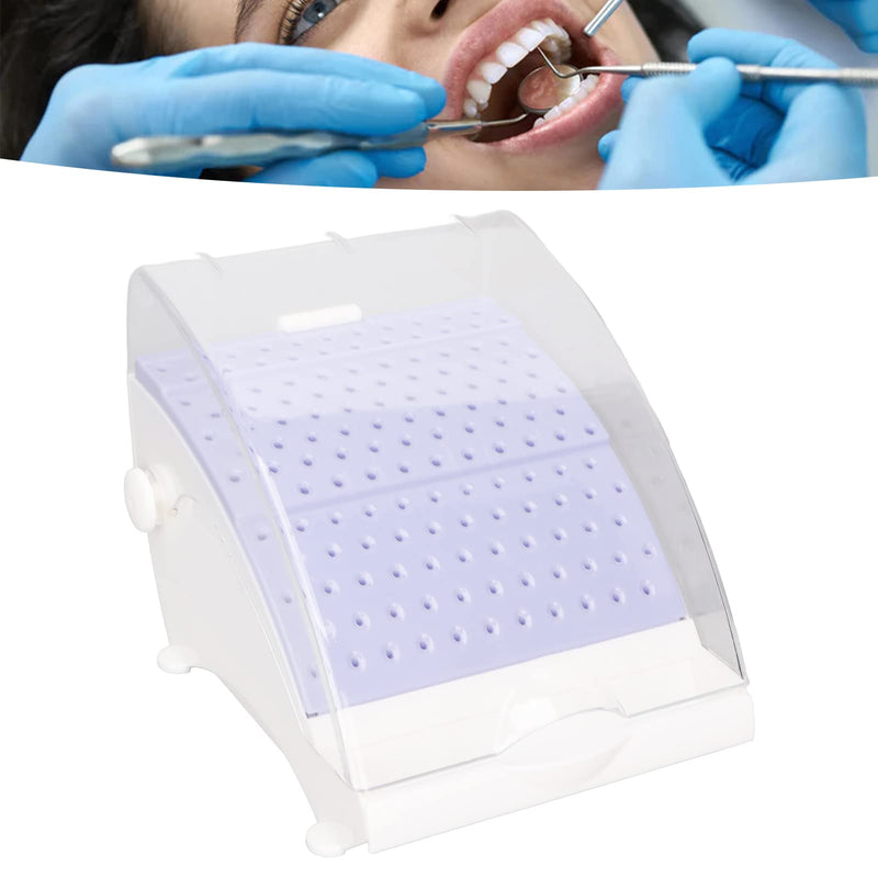 [Australia - AusPower] - Dental Burs Case, 142 Holes, High Low Speed Case, Dental Burs Cleaning Box for Dental Disinfection and Oral Care, Travel Accessories, Dustproof, Environmentally Friendly Dental Bur Holder 