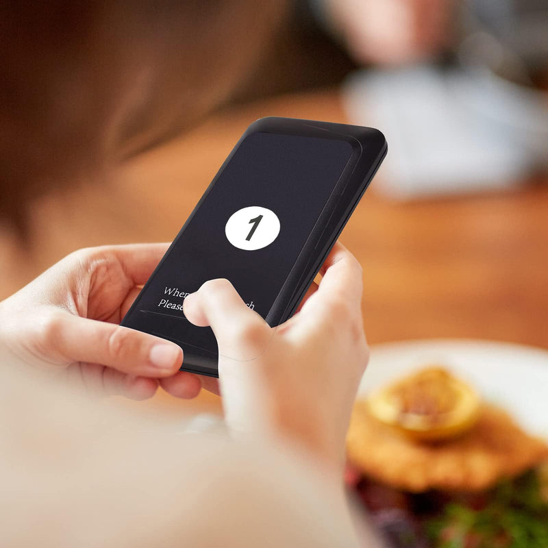 [Australia - AusPower] - Retekess TD157S Restaurant Pager System, Buzzers for Restaurant, 2 Call Modes, Outdoor 400M, 200 mAh Battery, for Food Trucks, Bars, Hospitals (1 Pager) 