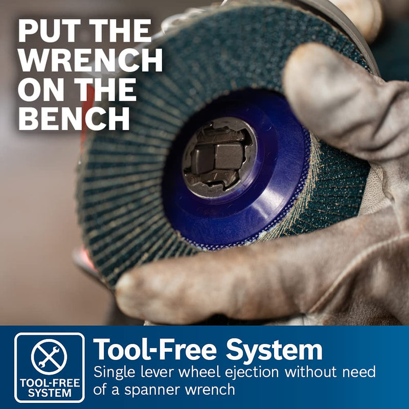 [Australia - AusPower] - Bosch WBX418 4.1" Wheel Diameter X-LOCK Arbor Hardened Steel Pressed Wire Wheel 