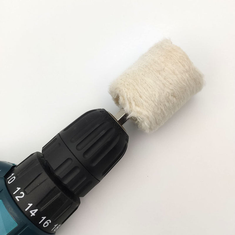 [Australia - AusPower] - 8 pcs Buffing Wheel for Drill,Buffing Pad Polishing Wheel Kits,Wheel Shaped Polishing Tool for Metal Aluminum,Stainless Steel,Chrome,Jewelry,Wood,Plastic,Ceramic,Glass,etc 8 