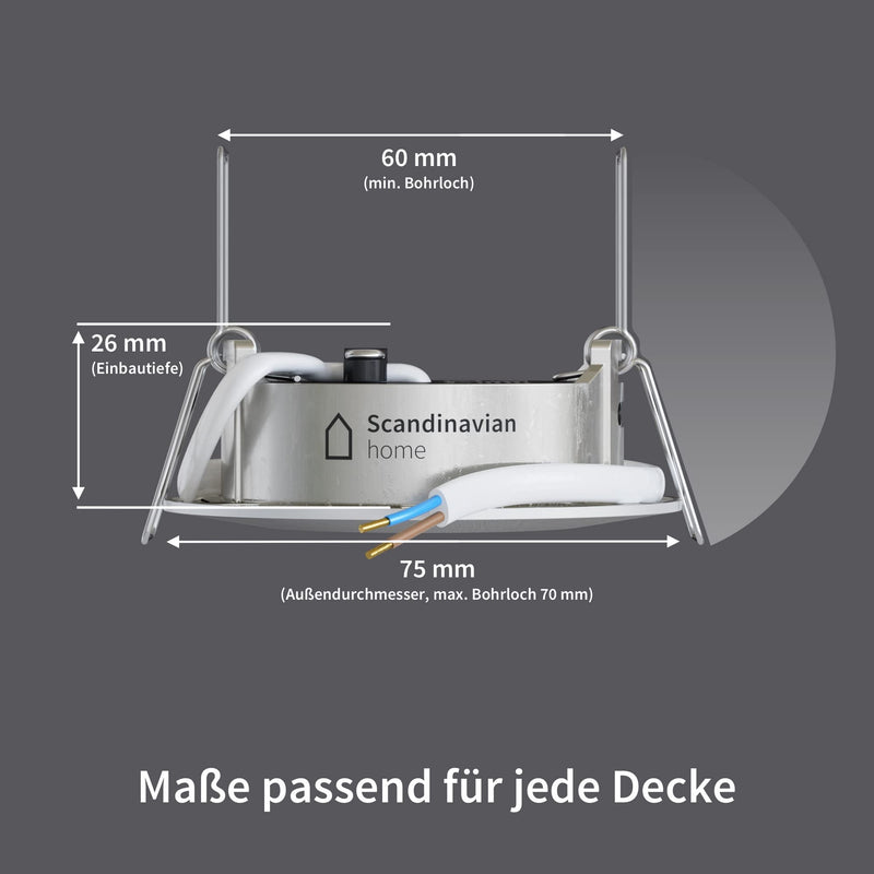 LED Spot Stainless Steel Set of 3 Silver Nn Series Not dimmable
