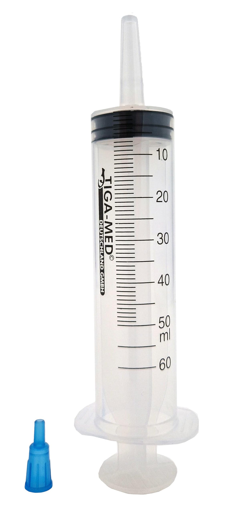 3-Part Syringes Catheter Tip Syringes Set 50/60 ml 10 Original Tiga-Med Quality 50 ml