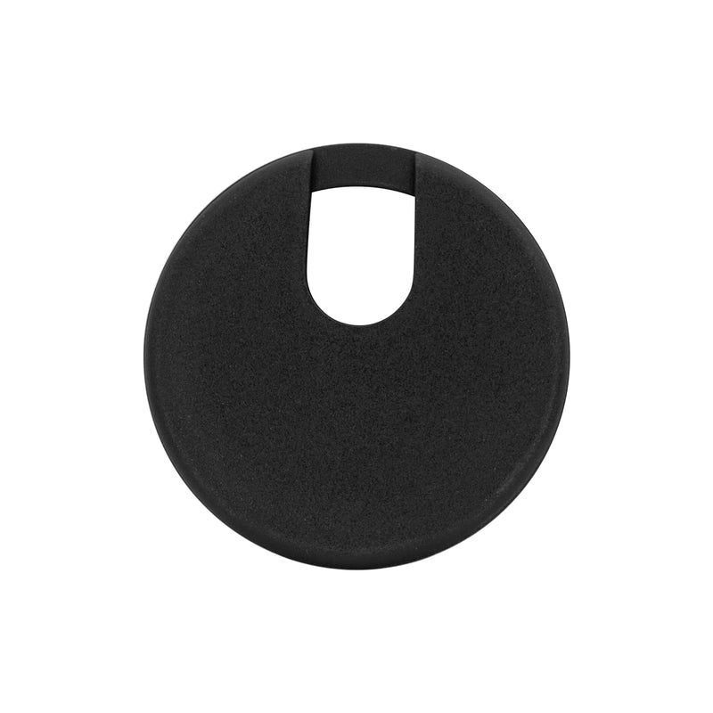 [Australia - AusPower] - 5 Pack Rok Hardware 3" (76mm) Black Round Computer Desk Table Port Wire Cable Cord Organizer Hole Cover Grommet, ROKRG3BLK 3" 5 