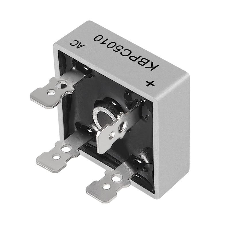 [Australia - AusPower] - 8PCS Bridge Rectifier Diode KBPC5010 1000V 50A AC to DC Full Wave Single Phase Housing Bridge Electronic Silicon Diode Rectifier Electronic Components 