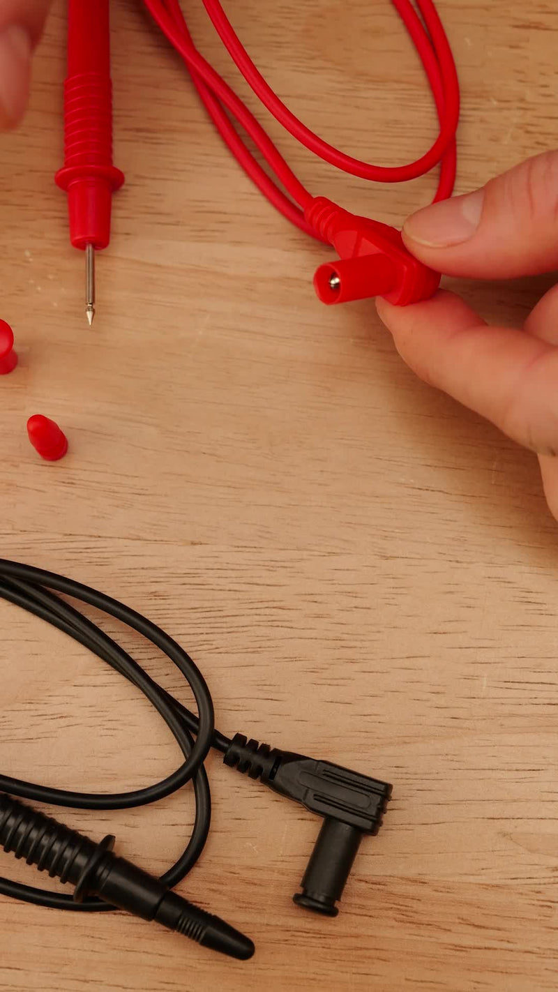 BGS Replacement Test Probes for Multimeter 2192, 2192-1 | Cable length: approx. 630 mm. Measuring tip length approx. 125 mm, lightweight design Measuring tip length: 125 mm