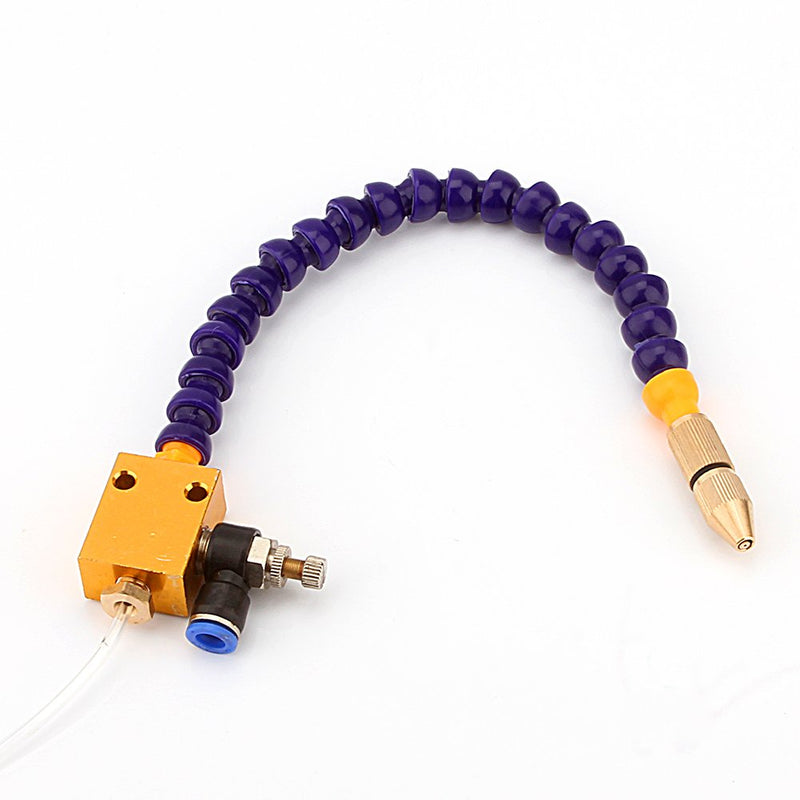 [Australia - AusPower] - Mist Coolant Lubrication Coolant Nozzle Spray System for Metal Cutting Engraving Cooling Sprayer for 8mm Air Line CNC Lathe Milling Drill New 