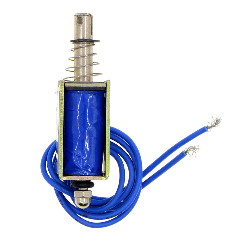 [Australia - AusPower] - DC 12V 1A 10mm Stroke 600g Push Pull Open Frame Solenoid Electromagnet 