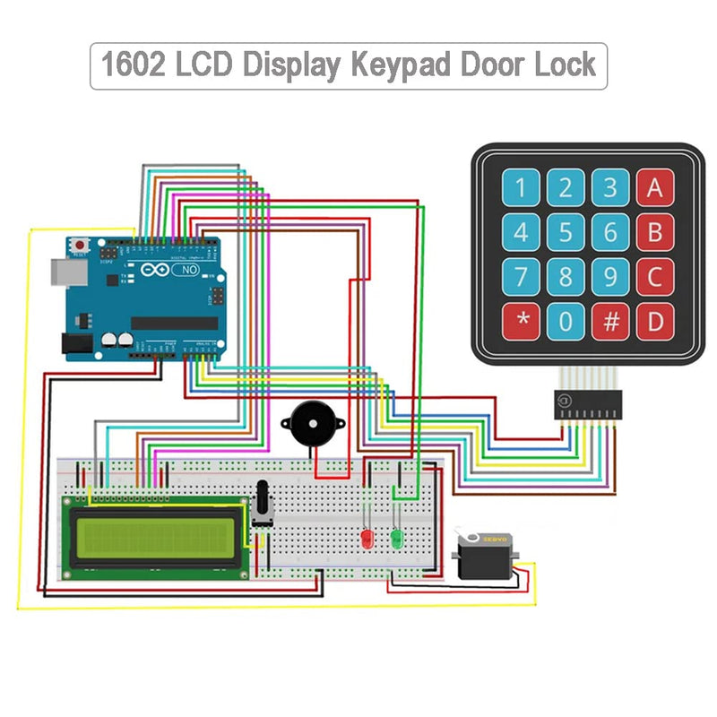 [Australia - AusPower] - 16x2 1602 LCD Display Screen Module DC 5V White Character Blue Backlight 1602A 16 Pin Parallel Interface AIP31066 Controller for Arduino ESP32 Development Board (Pack of 4), no IIC 2x16 LCD 