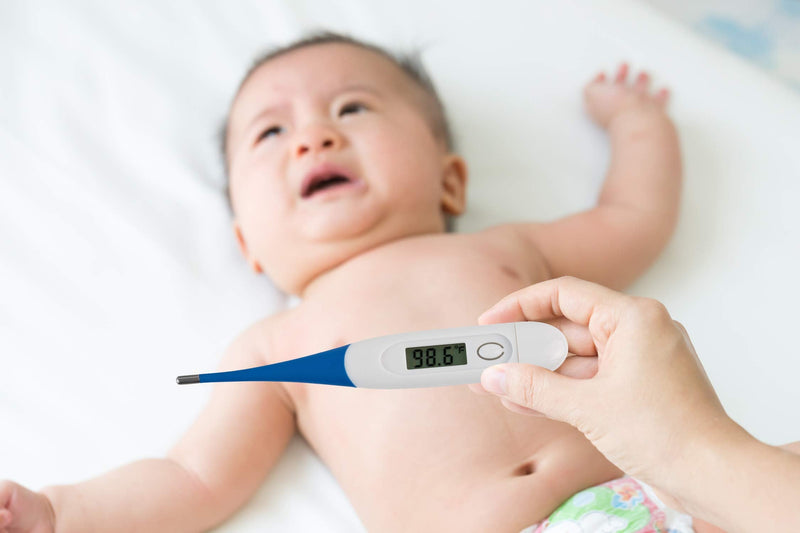 [Australia - AusPower] - Thermometer,Digital Medical Thermometer for Baby Children and Adult Termomer Fever Thermometer for Fever Accurate and Fast Readings Oral and Rectal Fever Indicator for Children Adults & Babies (1) 