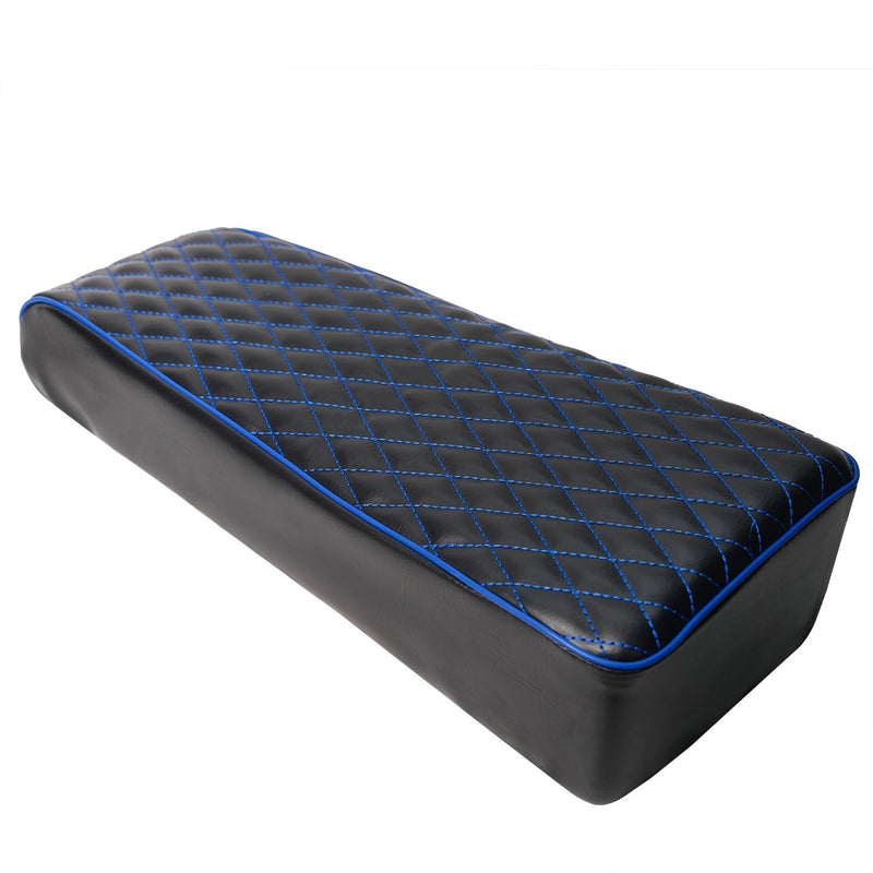 JMCHstore Blue Diamond Stitch Seat Cover for Coleman ct200u Mini Bike 196cc Baja DB30, Hisun ct200u 196cc 200cc Trail Bike Cushion Replacement Parts Blue Stitch