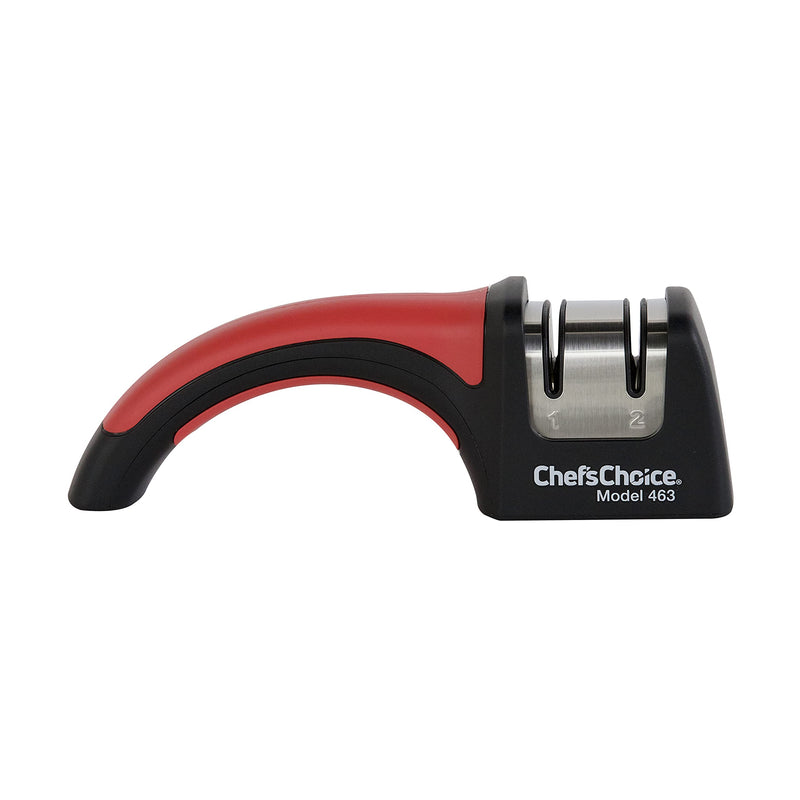 [Australia - AusPower] - Chef'sChoice 463 Pronto Hone for 15-Degree Serrated and Straight Knives Diamond Abrasives Fast Sharpening, 2-Stage, Black 