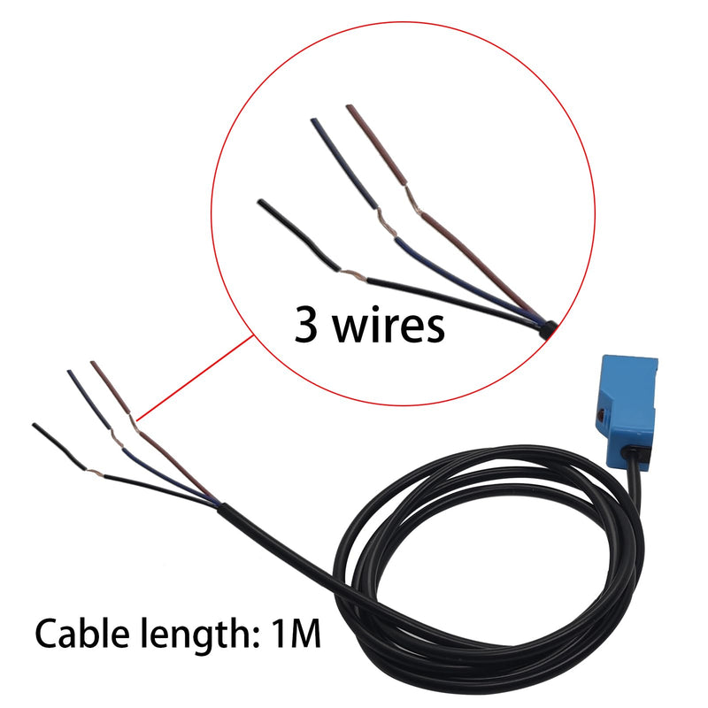 [Australia - AusPower] - SN04-N NO Normal Open NPN Inductive Proximity Sensor Switch Detector 4mm 3 Wire DC 10~30V 5Pcs 