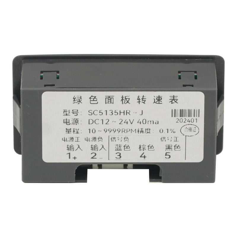 [Australia - AusPower] - Tachometer 4 Digital LED Tach RPM Speed Meter,Digital Speedometer with Hall Proximity Switch Sensor NPN 