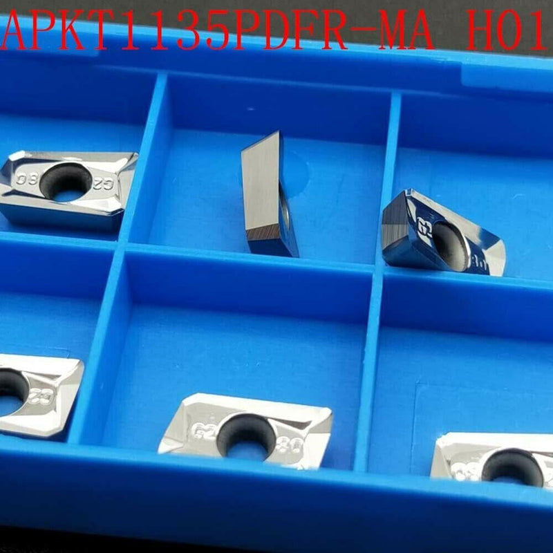 [Australia - AusPower] - CNC Carbide Insert Router Bit APKT1135PDFR-MA H01 APMT1135 CNC Carbide Aluminum Router Blade 